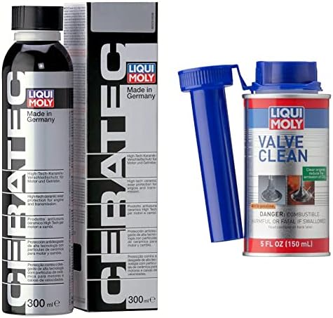 LIQUI MOLY Oil Additive Cera Tec 20002 Ceramic Wear &amp; Tear Protection for Petrol &amp; Diesel Engines Smoother Engine Performance, Less Friction &amp; Lower Fuel Consumption 300 ml
