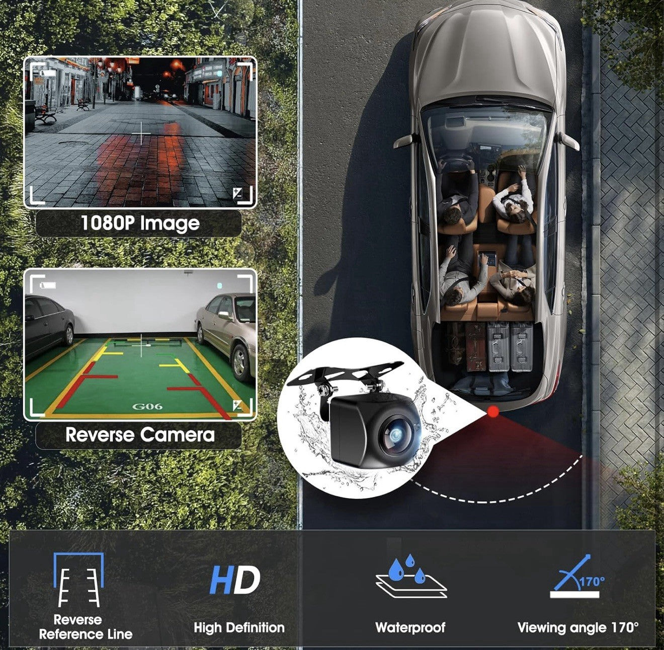 7" Portable Wireless Apple CarPlay & Android Auto Car Stereo Radio+Backup Camera5