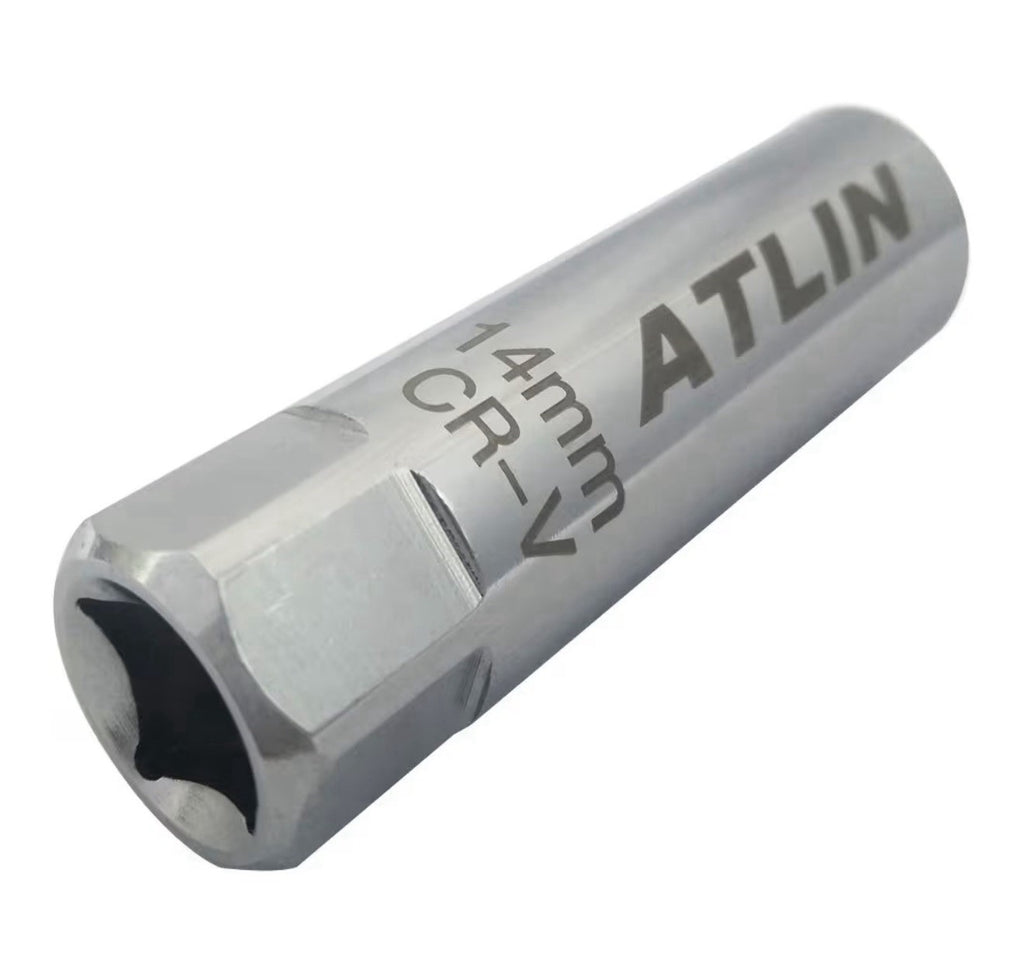 ATLIN 14mm Spark Plug Socket - Thin Wall Spark Plug Socket - Compatible with BMW1