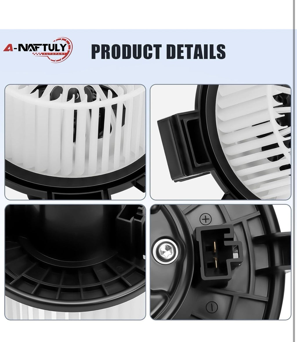 Rear AC Heater Blower Motor Fan Compatible with 2006-2020 Dodge Grand Caravan&mr6