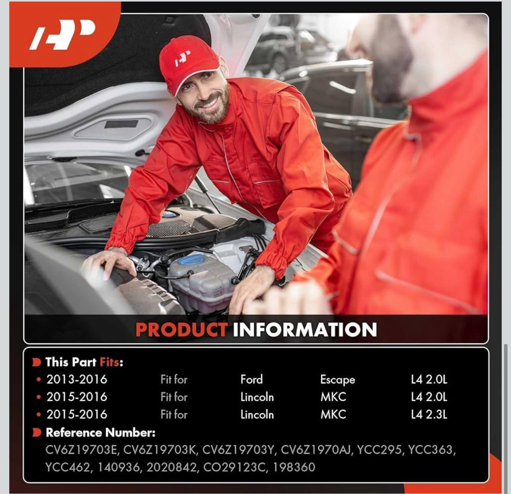 Air Conditioner AC Compressor with Clutch Compatible with Ford Escape 2013-165