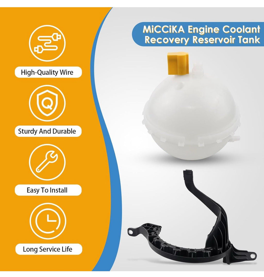 17138614293 Engine Coolant Reservoir Tank w/Sensor & Bracket, Compatible with...6