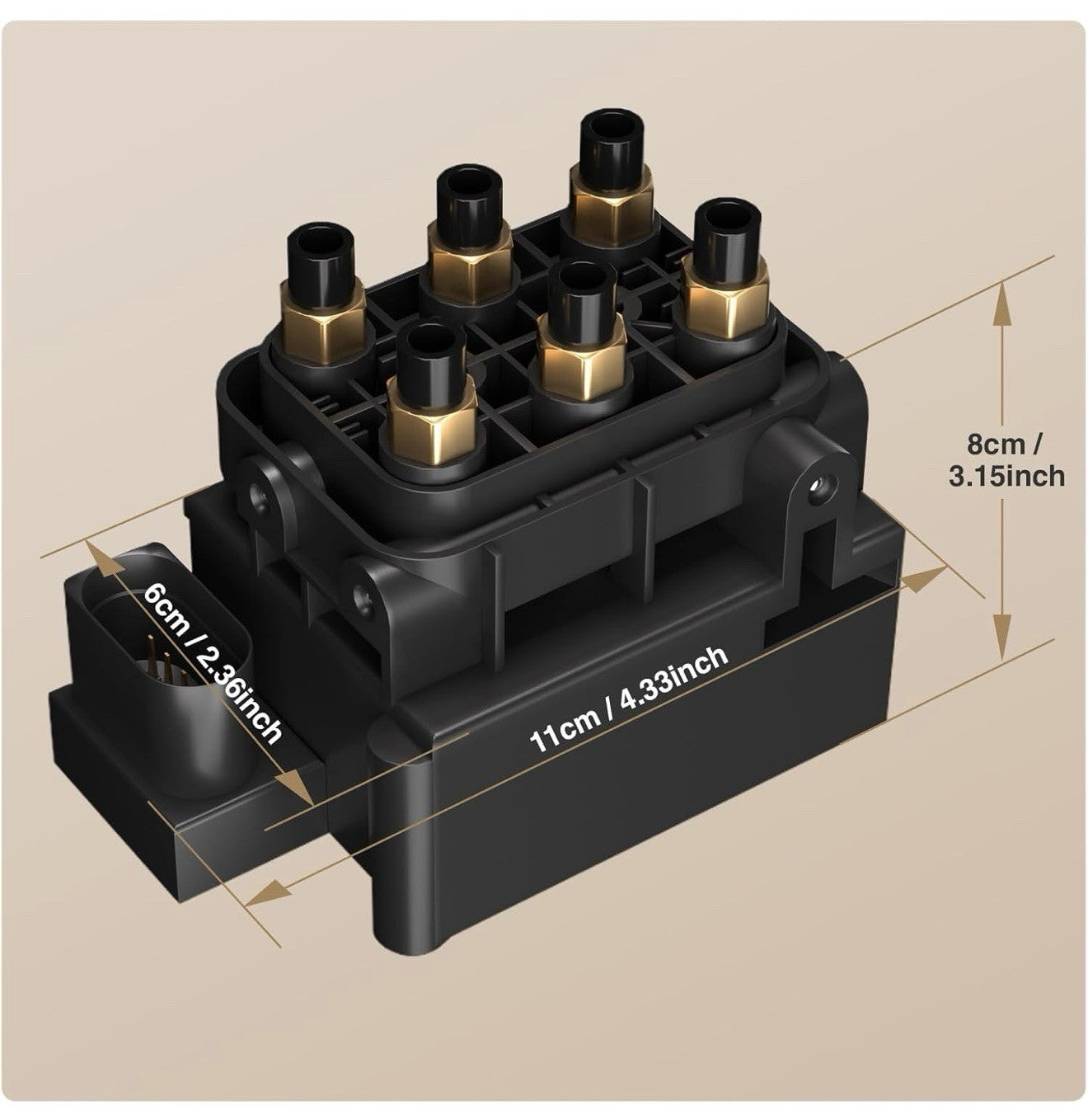 Air Suspension Control Solenoid Valve fit for Q7 Jeep Touareg Cayenne 7P06980143