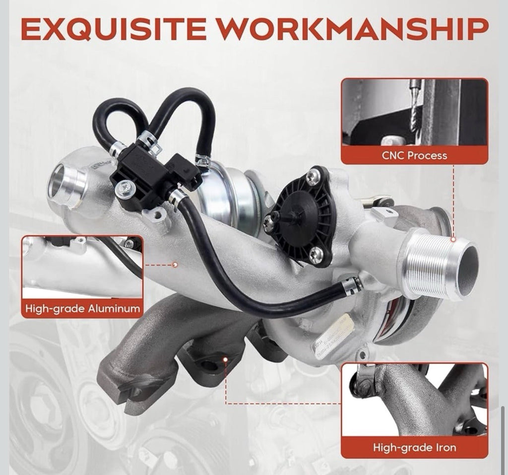 1.4 L Turbocharger with Gaskets Repair kits Compatible with 2011-2015 Chevy Chev5