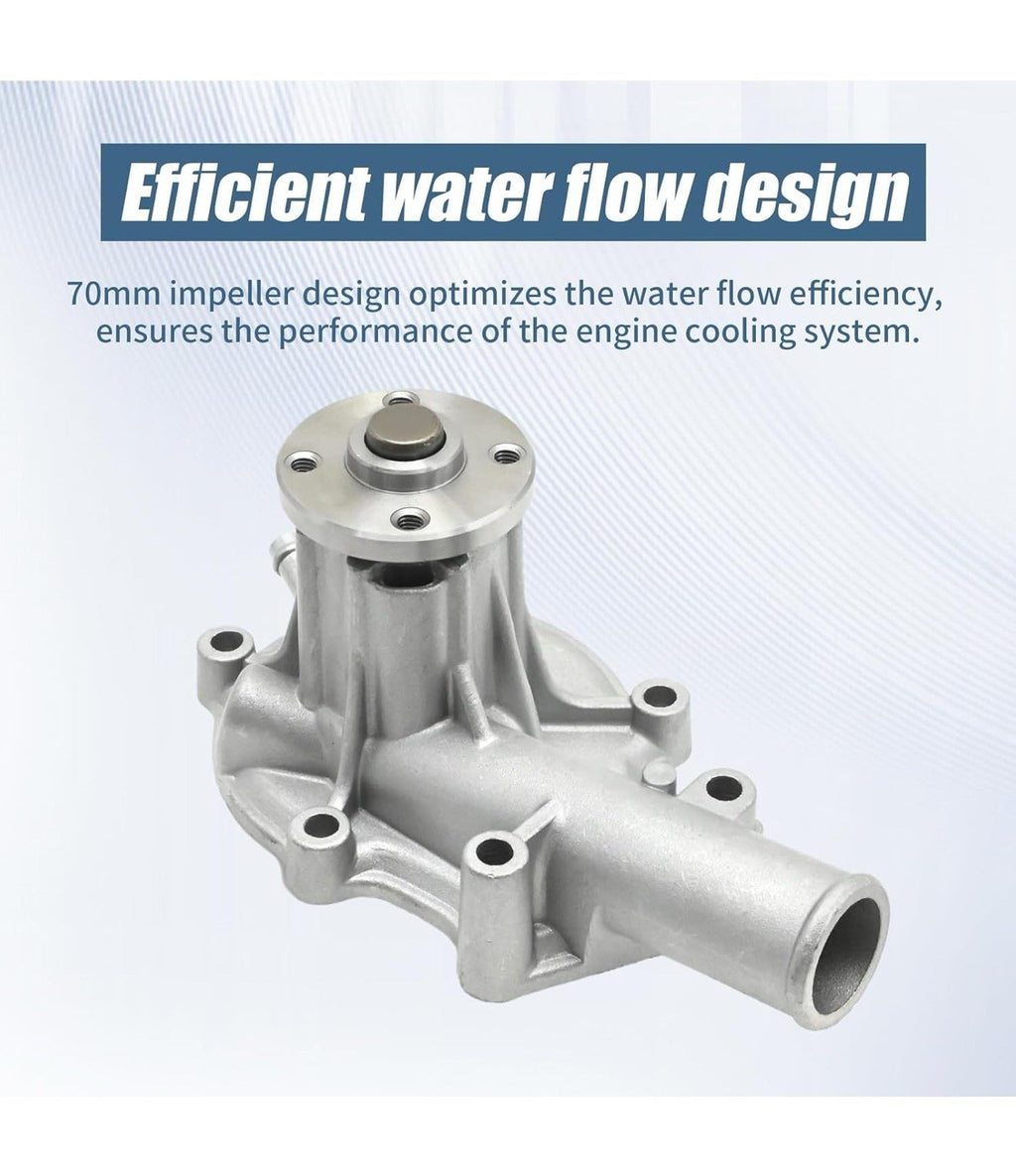 New Water Pump with Return Hose & Thermostat Fits Kubota D11054