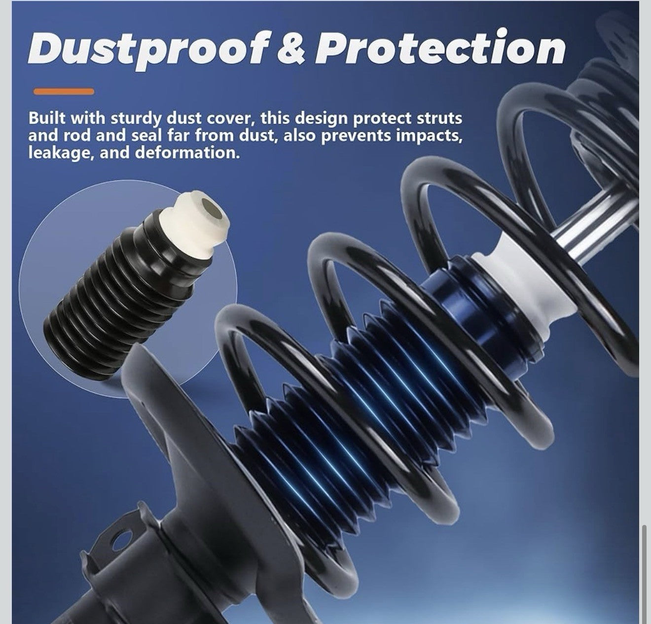 Front Complete Strut Assembly, for Chevrolet Impala 2006-20164