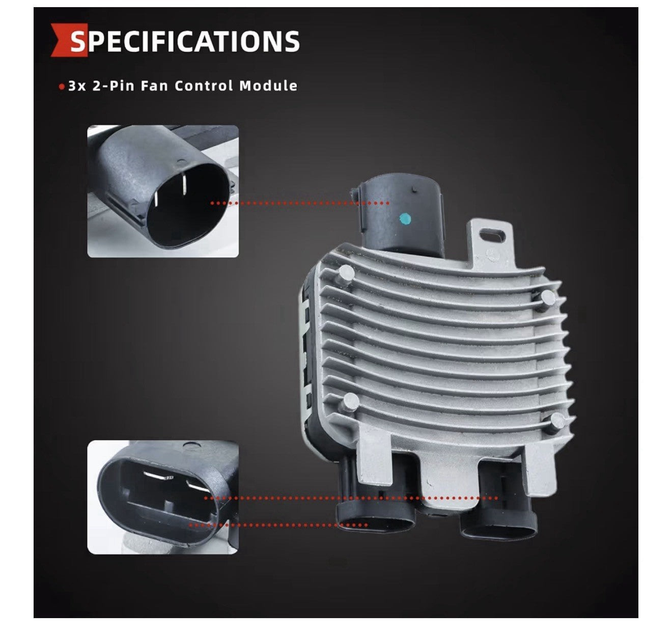 Fan Control Module for 2012 2013 - 2016 Land Rover Range Rover Evoque LR0452483