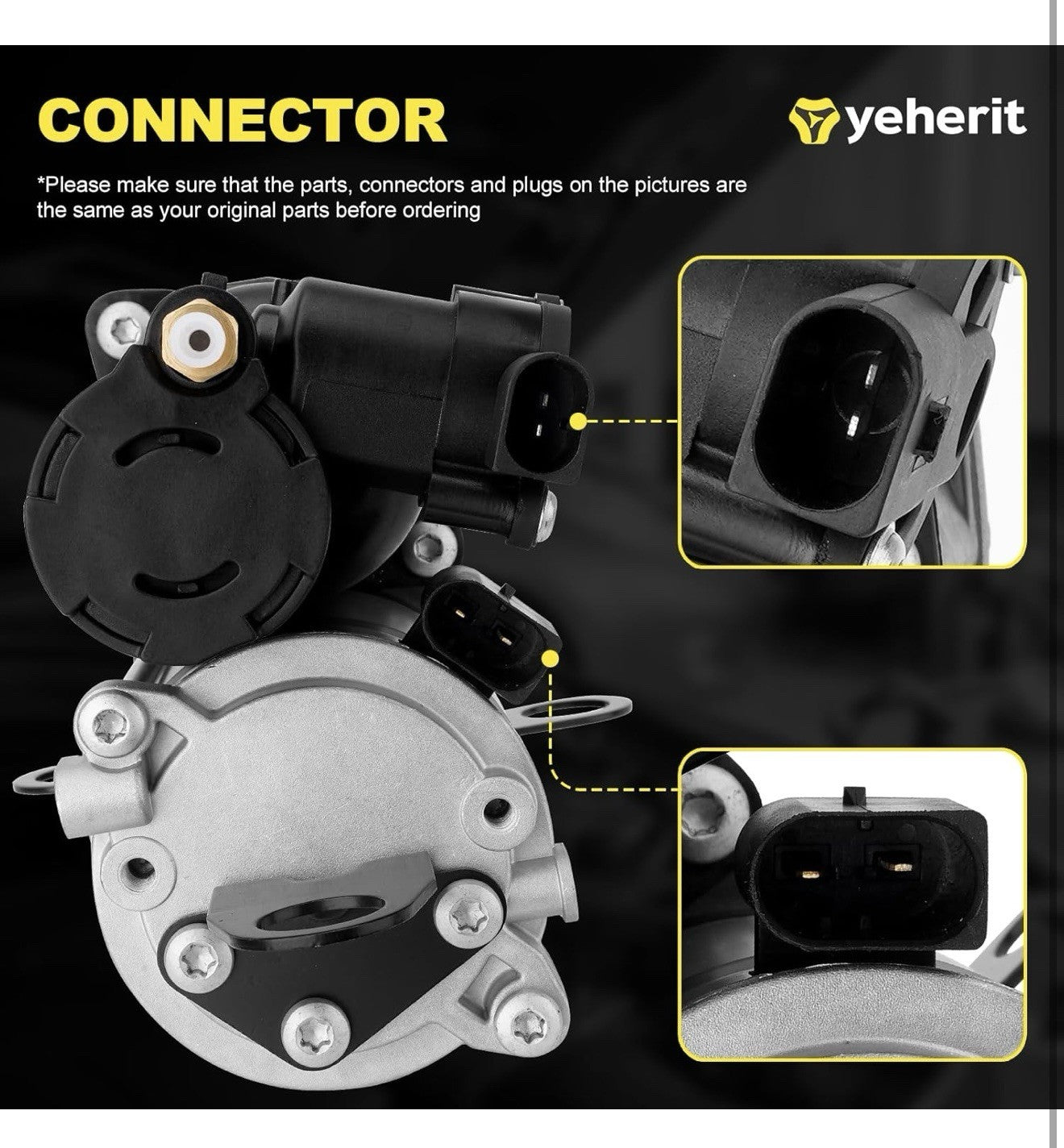 Air Suspension Compressor Compatible with Mercedes-Benz W212 W218 CLS400 GL-ML5