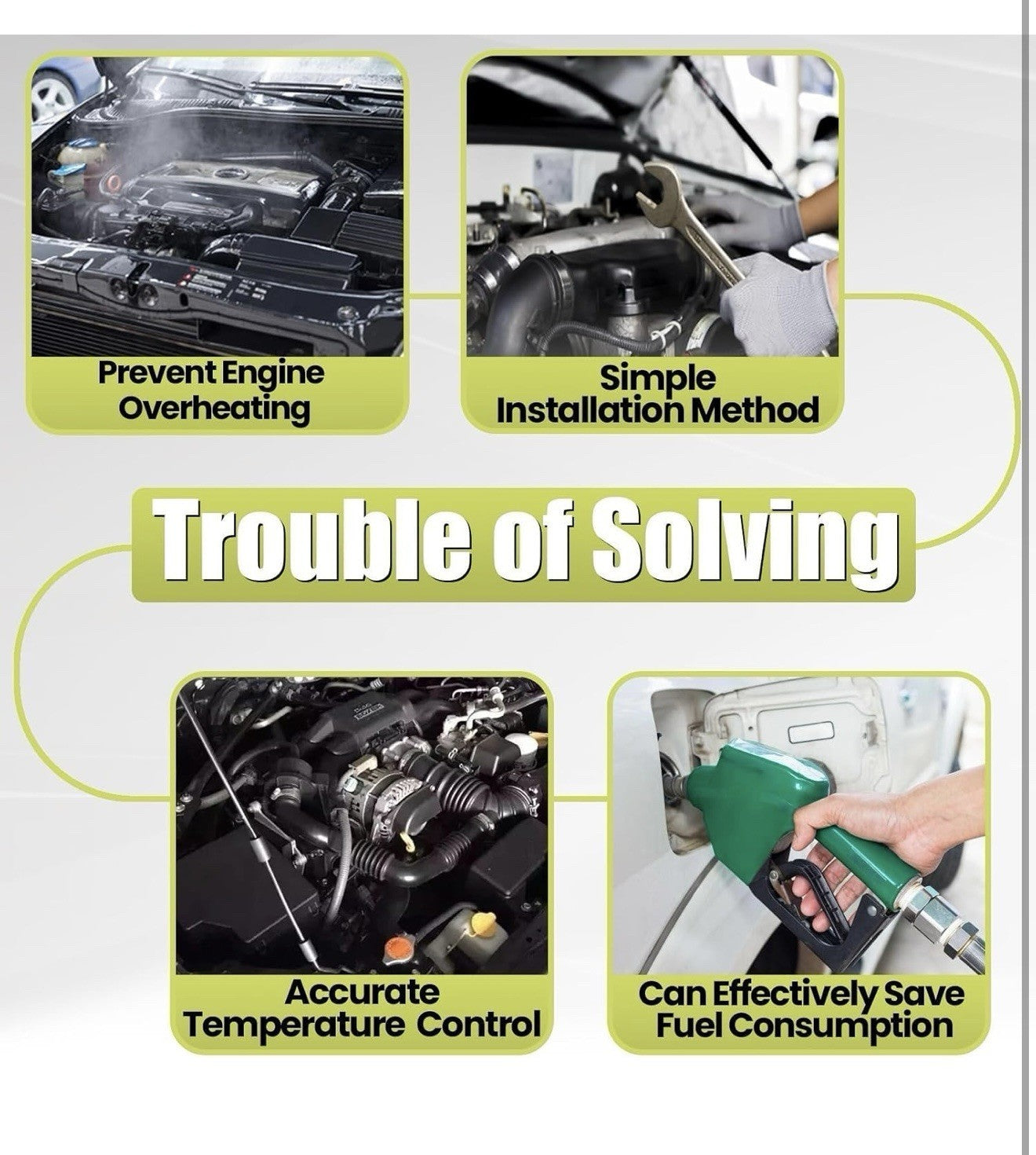 Upgraded Aluminum Thermostat Housing Assembly Compatible with 2001-2005 Ford ...3