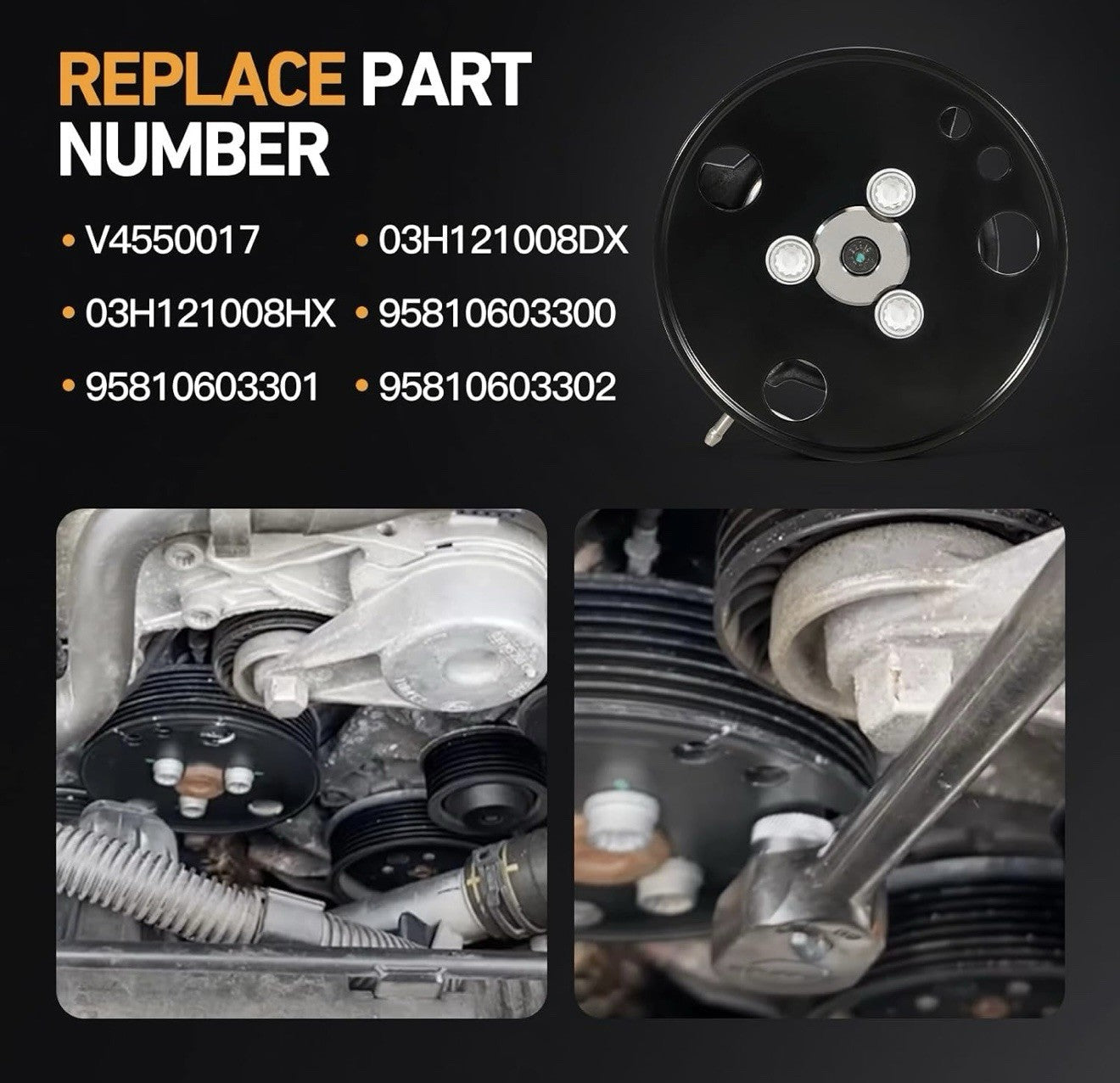 Water Pump  New For  PORSCHE  Cayenne VW Touareg. 3.6--3.0 V62