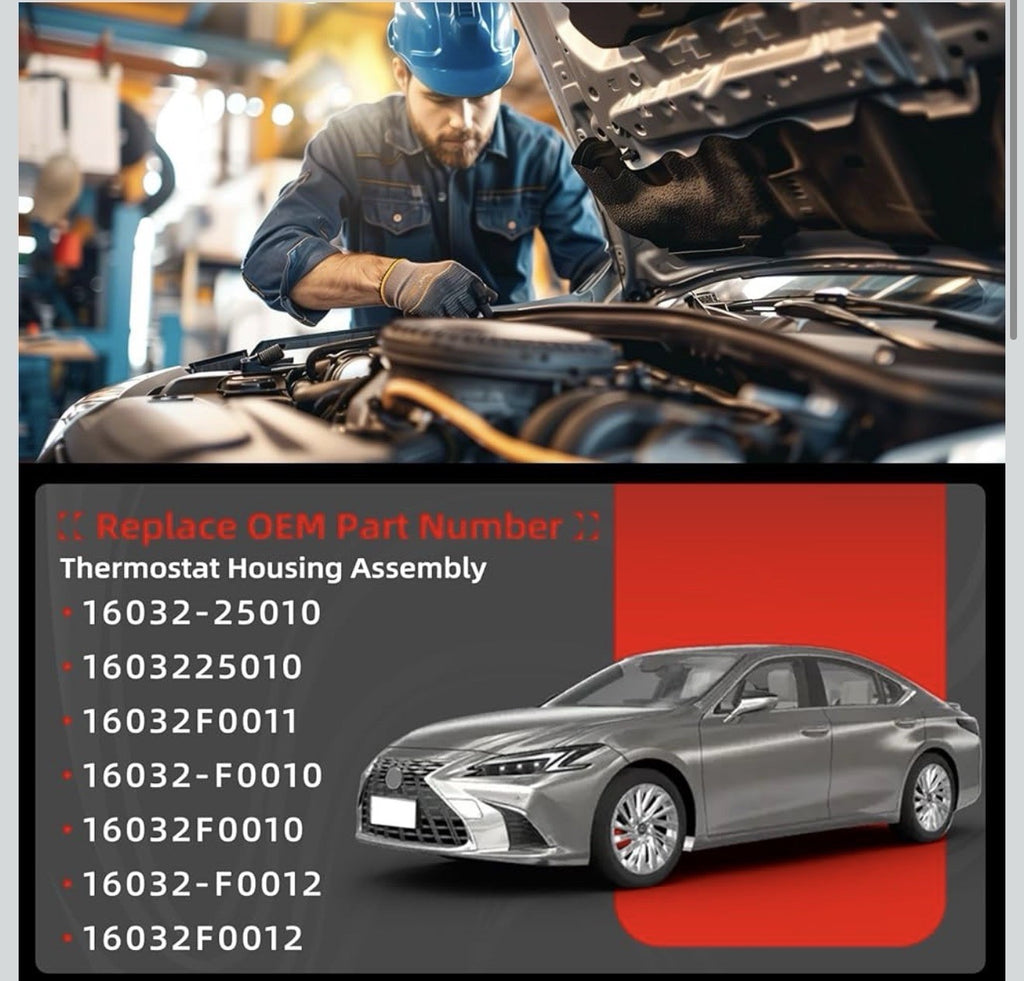 16032-25010 Coolant Electric Water Pump Engine Gasoline Replacement for 2019-...2