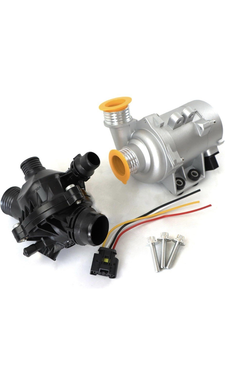 Electric Engine Water Pump W/Thermostat Compatible with BMW X3 Z4 X5 E90 328i 322