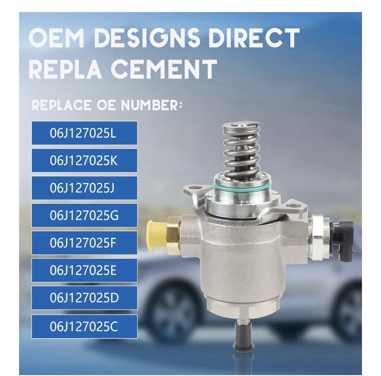 High Pressure Fuel Pump for Audi A4 A5 A6 Q5 TT 2009-2017 06J127025L 06J127025K2