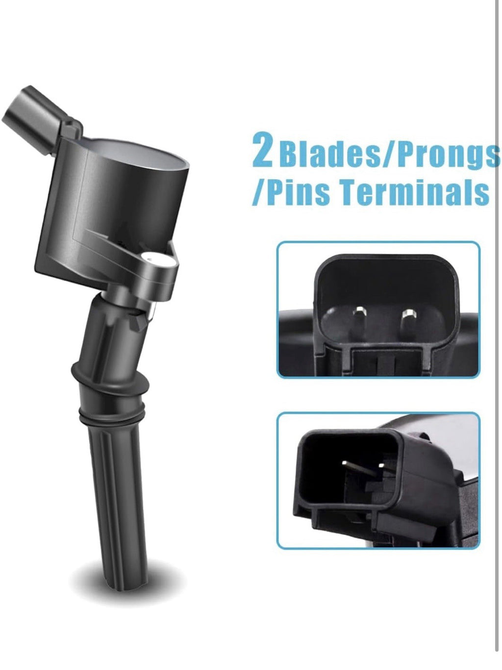 MAS Set of 8 Ignition Coil DG508 & Motorcraft Spark Plug SP479 Compatible with8