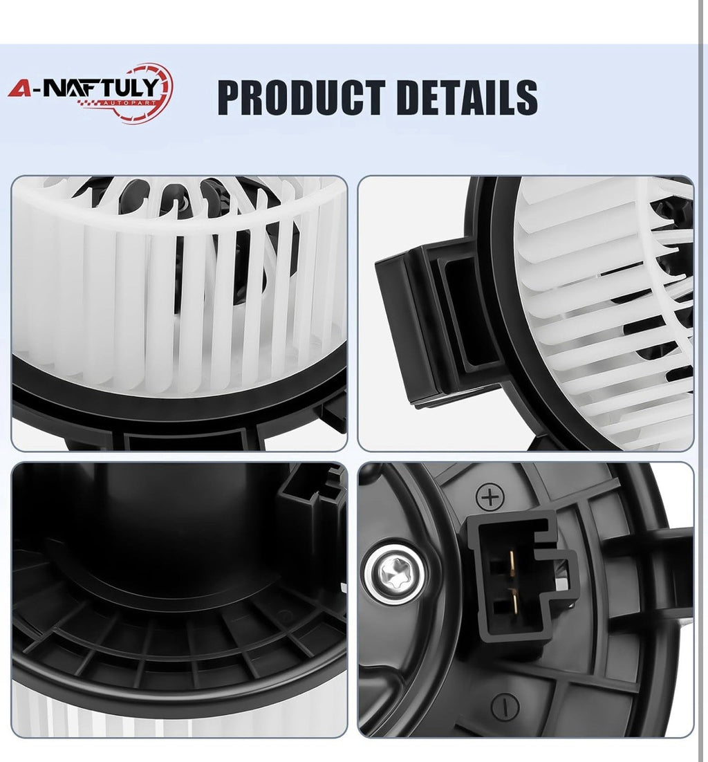 Rear AC Heater Blower Motor Fan Compatible with 2006-2020 Dodge Grand Caravan&mr5