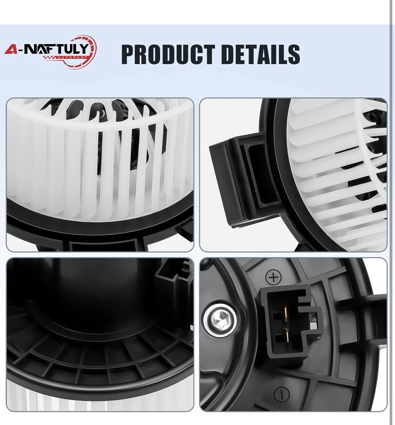 Rear AC Heater Blower Motor Fan Compatible with 2006-2020 Dodge Grand Caravan&mr5