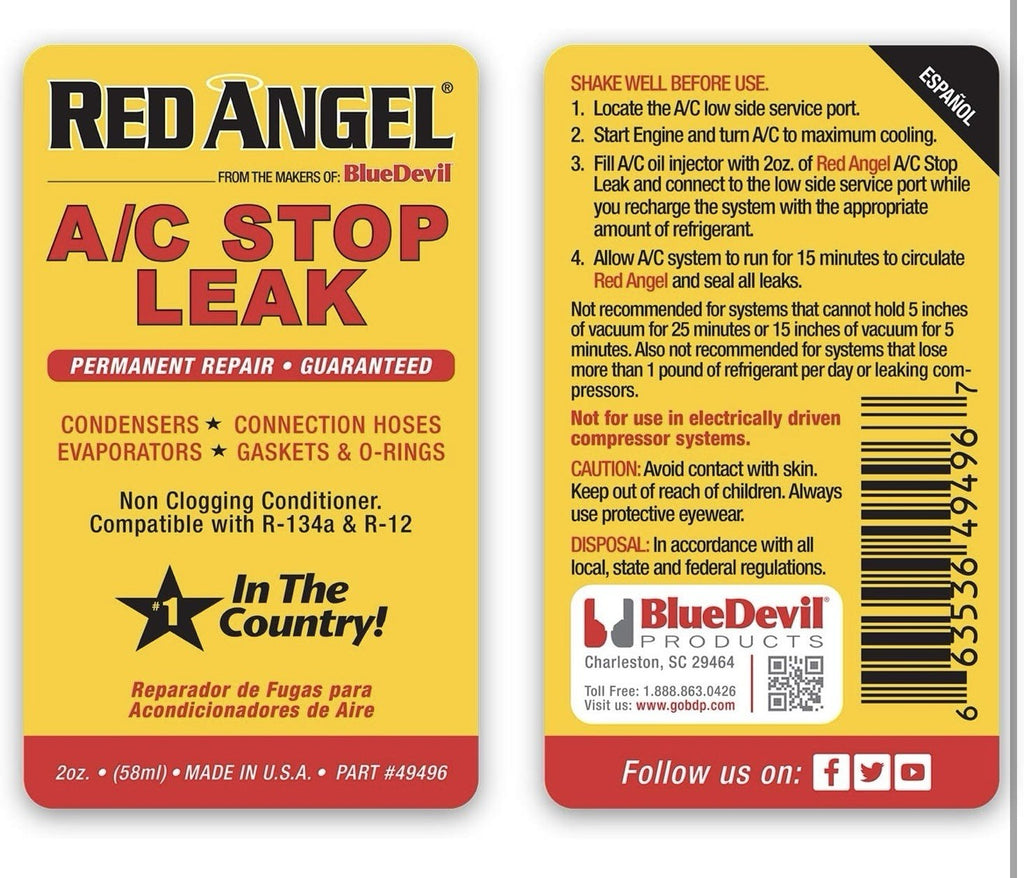 BlueDevil Products Red Angel A/C Stop Leak2
