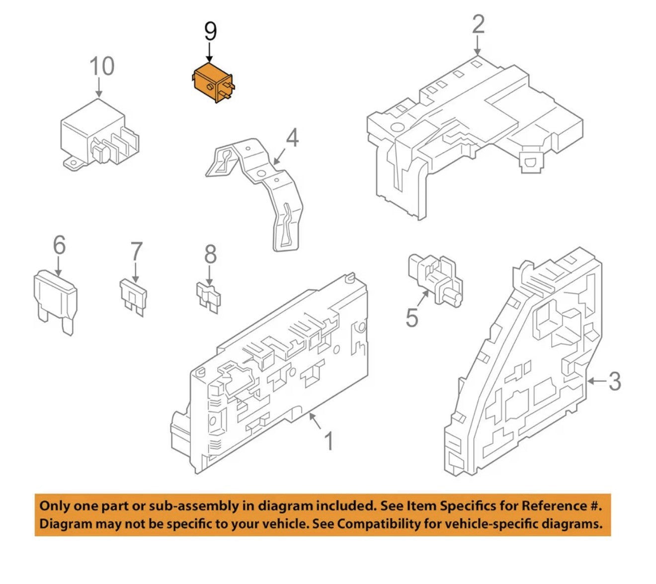 61-36-6-901-469 Genuine BMW Relay for 550 650 750 535 5 Series 6 328 3 528 5250