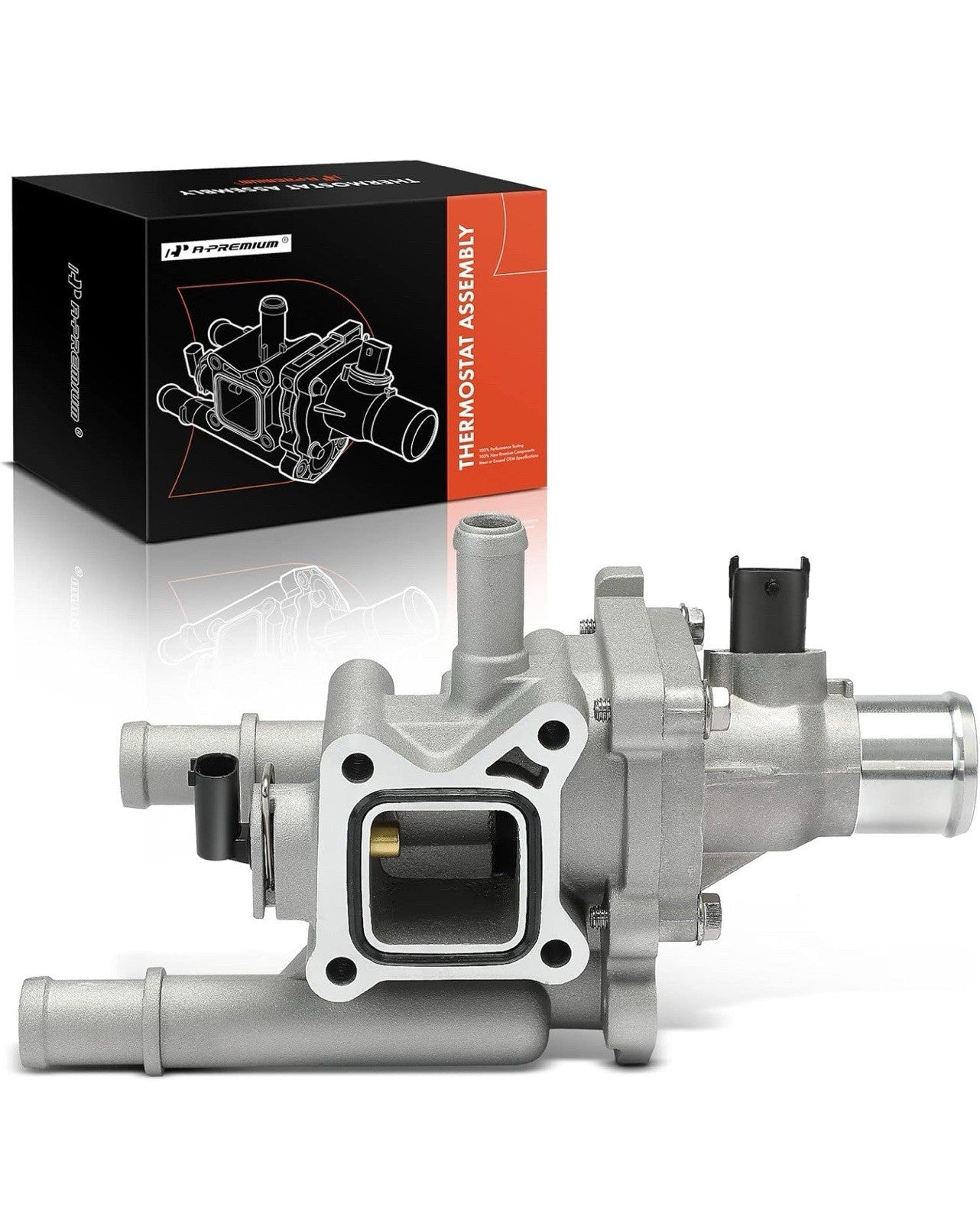 Upgrade Aluminium Thermostat Housing Assembly W/Sensors for Chevrolet Cruze 2...0