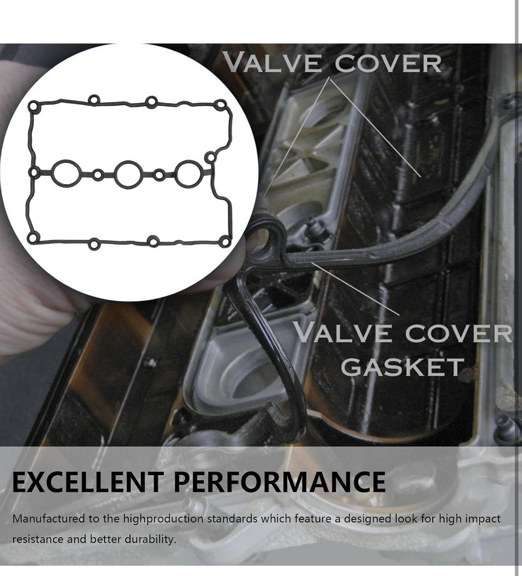 Engine Valve Cover Gasket Right and Left Set for Audi A6 Quattro S5 A8 Quattr...6