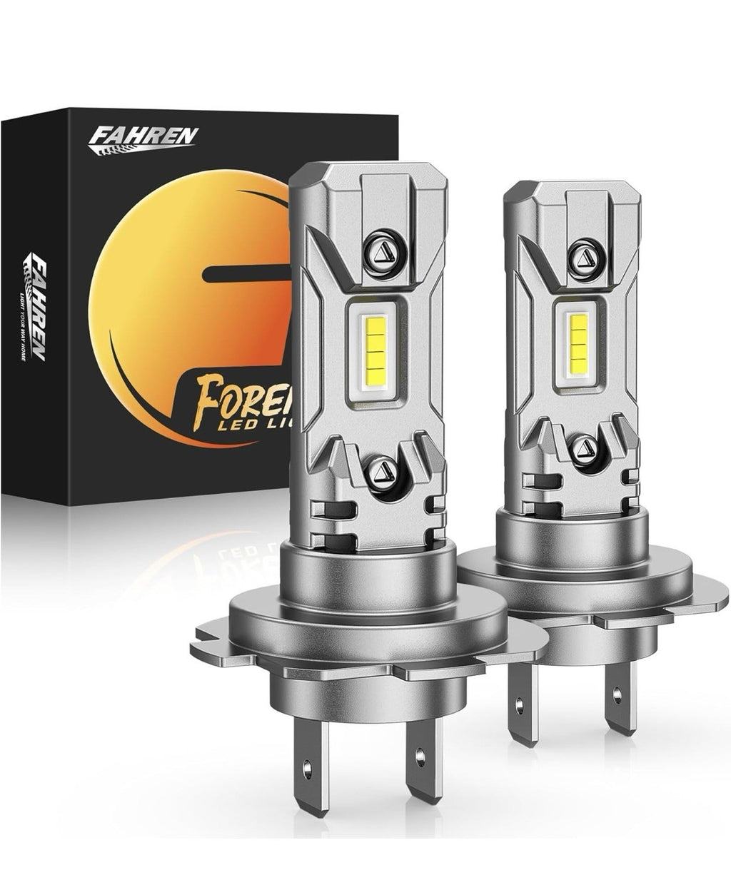 Fahren Light Bulb, Super Bright 6500K, No Adapter Required 1:1 Mini Size Fog H70