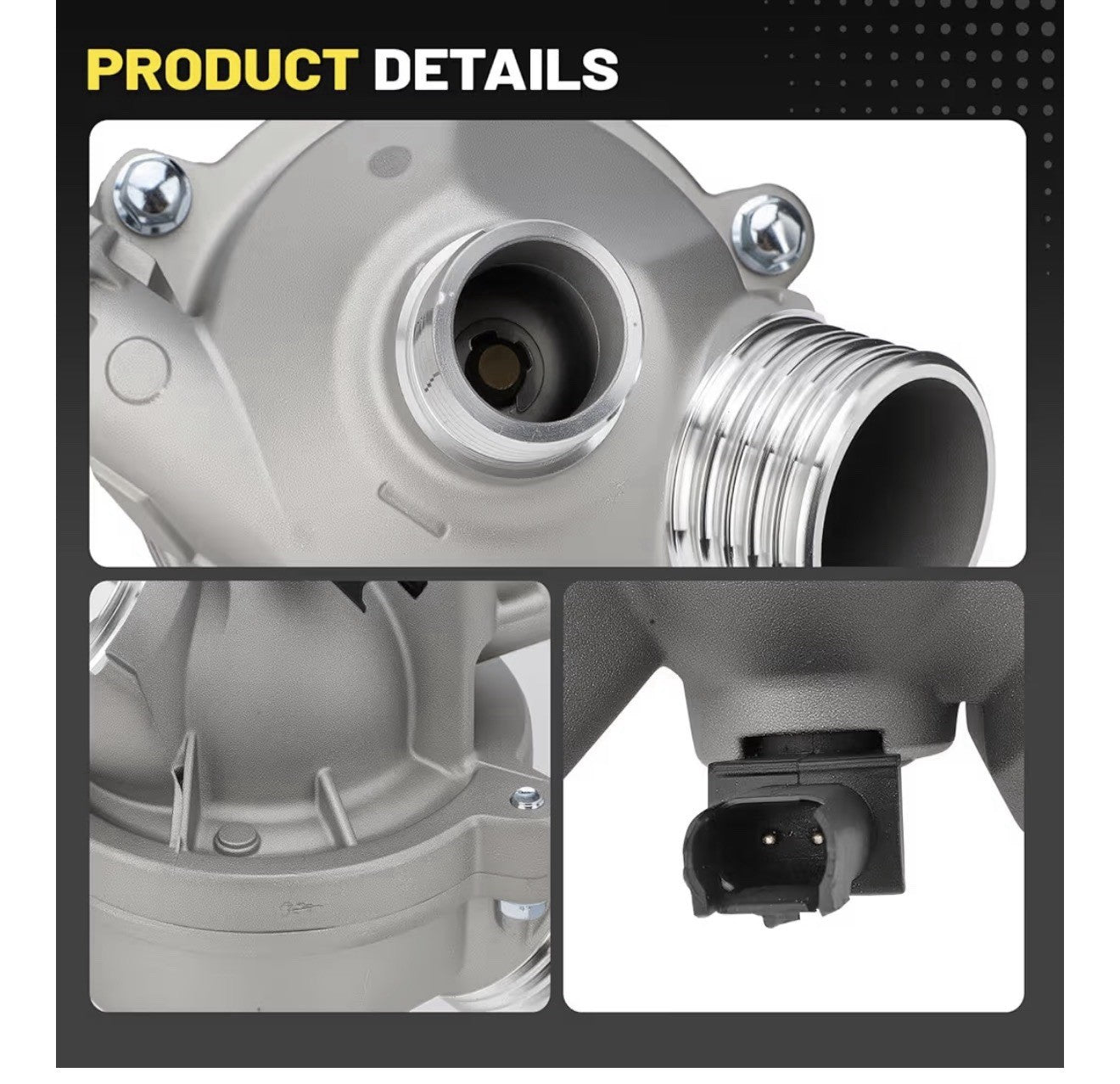 Upgrade Aluminum Thermostat & Housing w/Sensors for BMW 07-16 115375447882