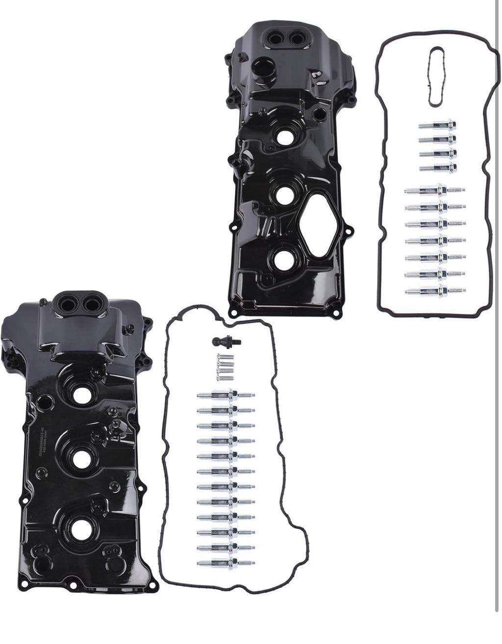 NEW 2PCS Left & Right Aluminum Engine Valve Cover w/ Gasket for 2015-2022 Ford T4