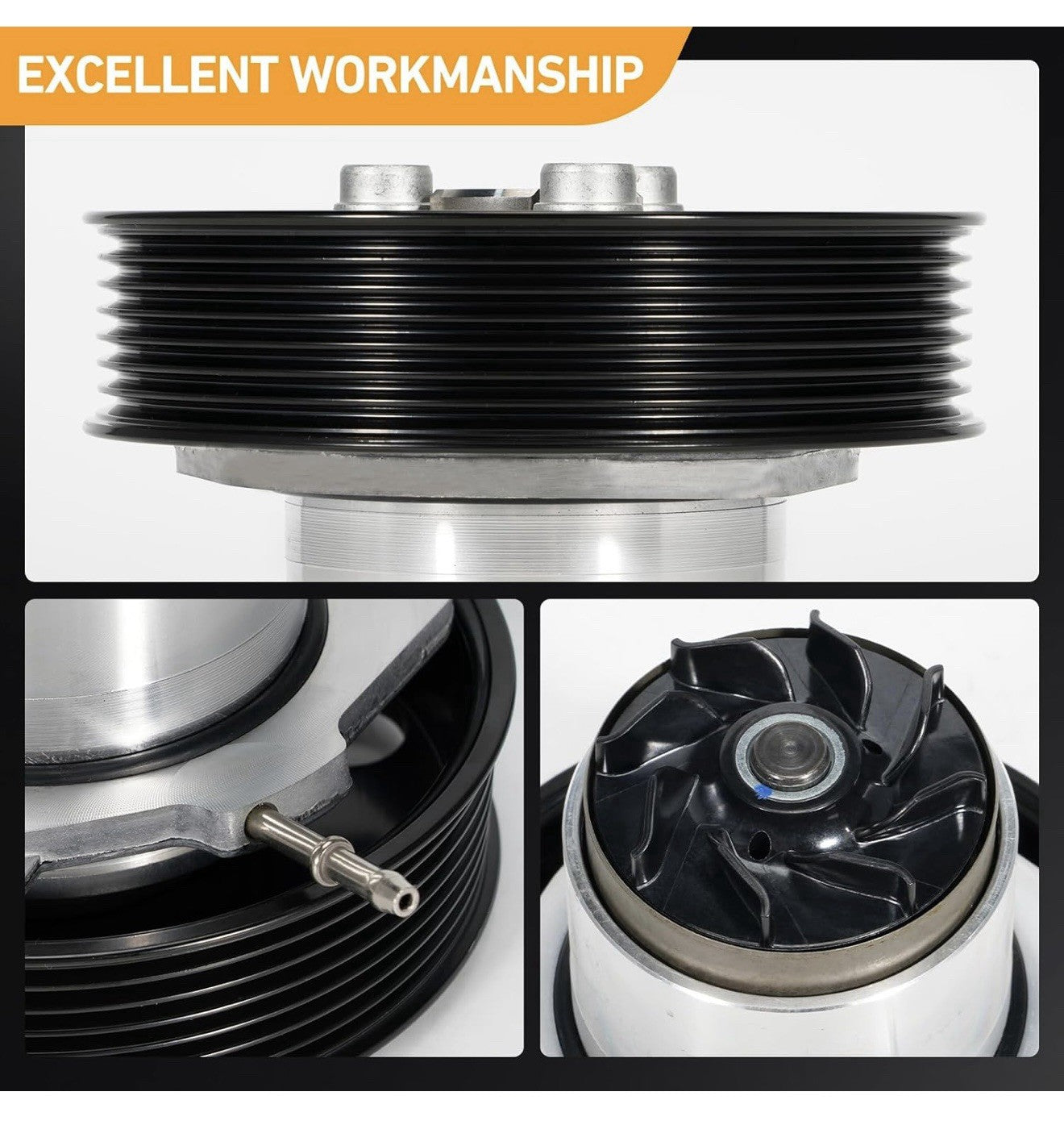 Water Pump  New For  PORSCHE  Cayenne VW Touareg. 3.6--3.0 V64