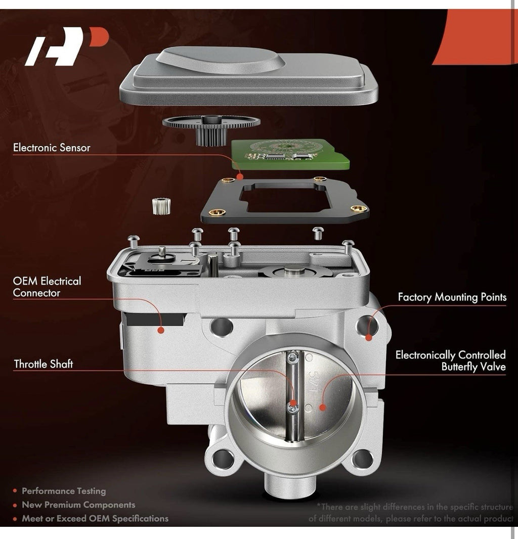 Electronic Throttle Body Compatible with Ford Escape 2009-2018, Fusion 20103