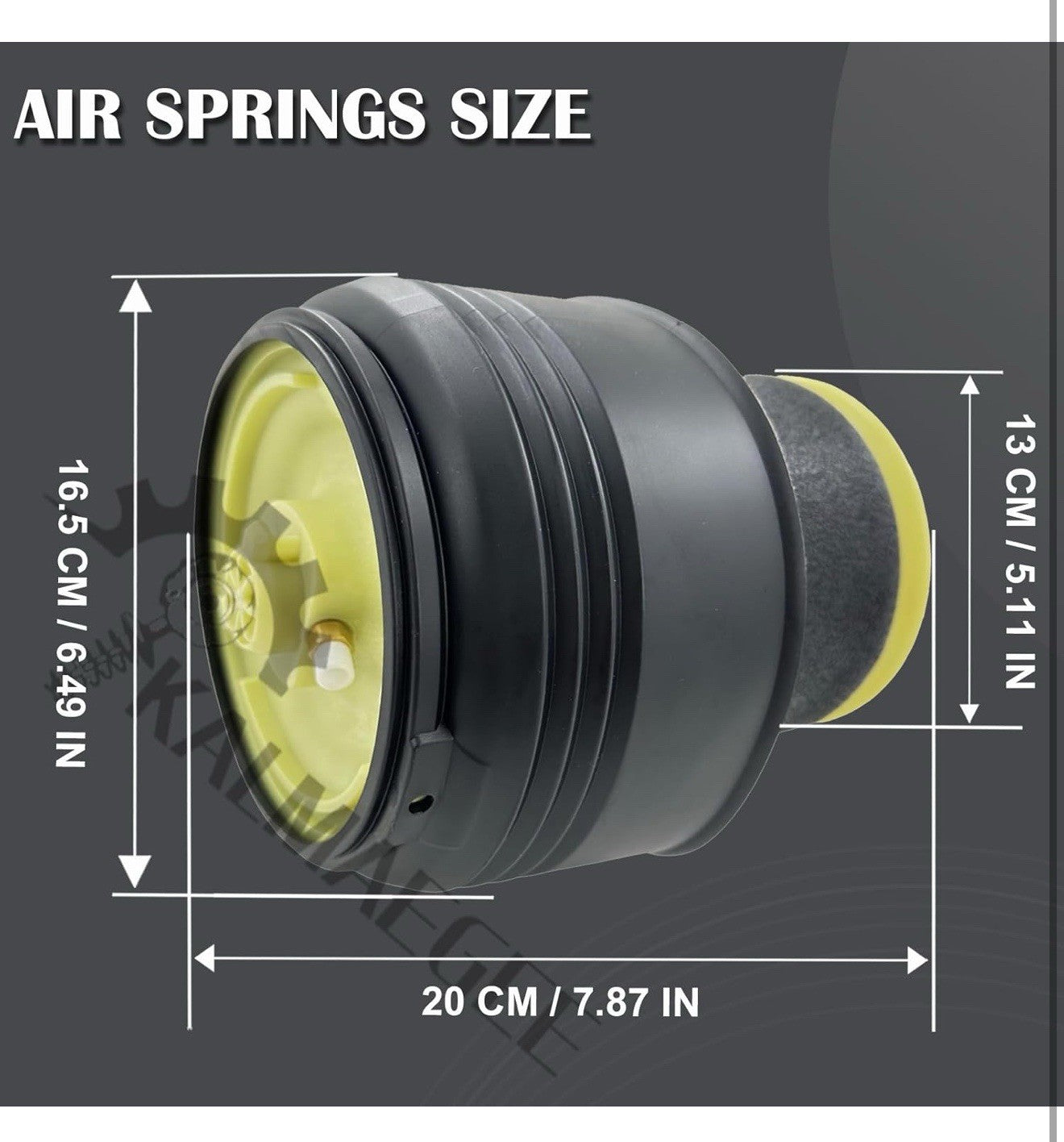 2x Rear Air Spring Bag For BMW X5 E70 3.0L 2007-2009 For BMW X6 E71 E72 4.4L 2012