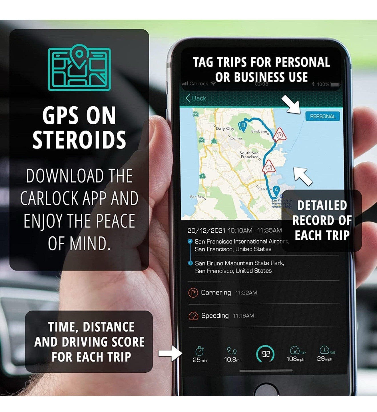 CARLOCK Anti Theft Car Device - Real Time 4G Car Tracker & Car Alarm System. ...4