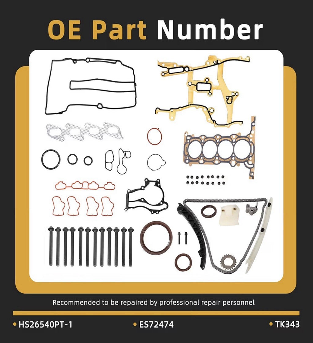 Full Cylinder Head Gasket Set w/ Head Bolt Kit Fit Chevy  Sonic Cruze 1.4L Turbo1