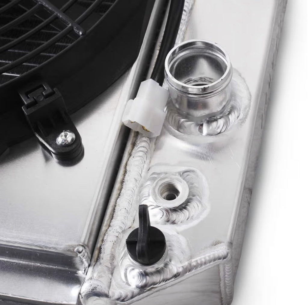 -COOL 3 Row Full Aluminum Radiator with Fan For 1984-1990 Chevy 82-02 chevy5