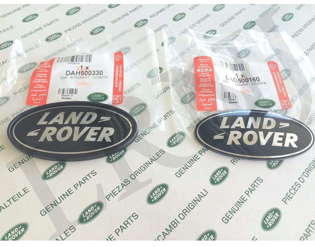 Genuine Land Rover Black Oval Front Grille Badge Emblem Range Rover Set of 23