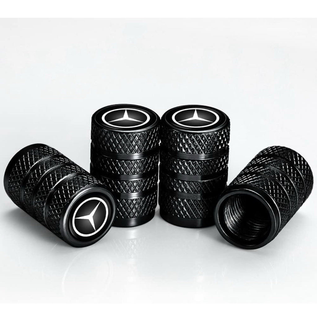 Tire Valve Stem Caps for Mercedes Benz Metal Car Wheel Air caps Auto Valve3