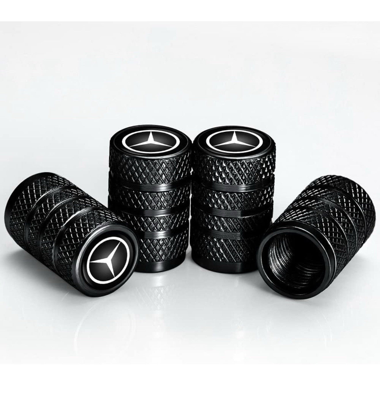 Tire Valve Stem Caps for Mercedes Benz Metal Car Wheel Air caps Auto Valve3