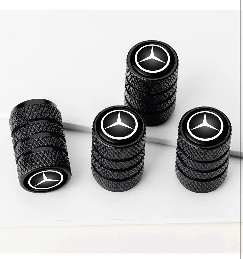 Tire Valve Stem Caps for Mercedes Benz Metal Car Wheel Air caps Auto Valve0