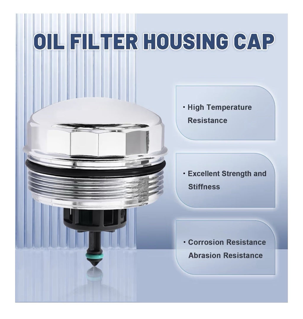 Aluminium Oil Filter Housing Cover Cap Compatible With BMW Upgrade1