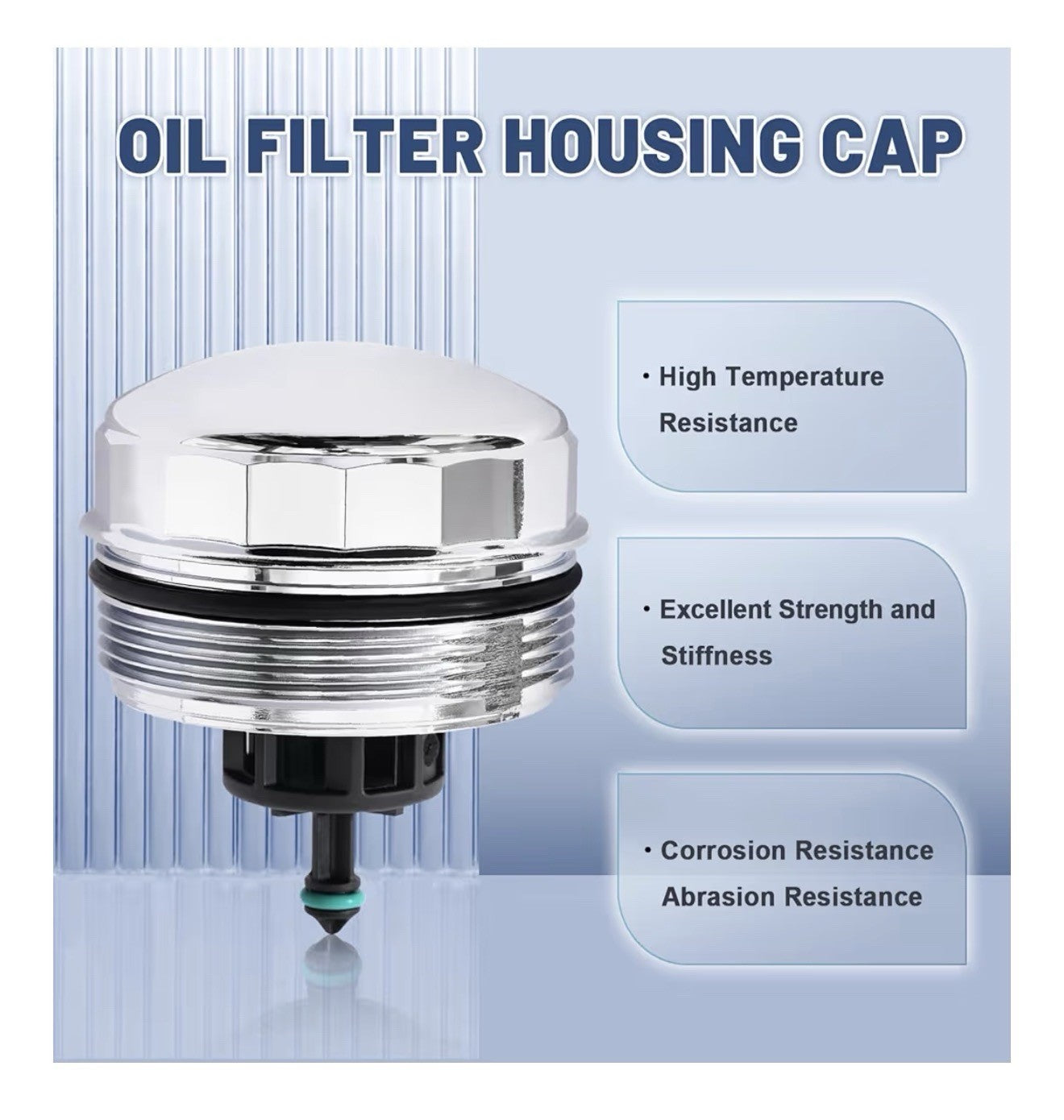 Aluminium Oil Filter Housing Cover Cap Compatible With BMW Upgrade1