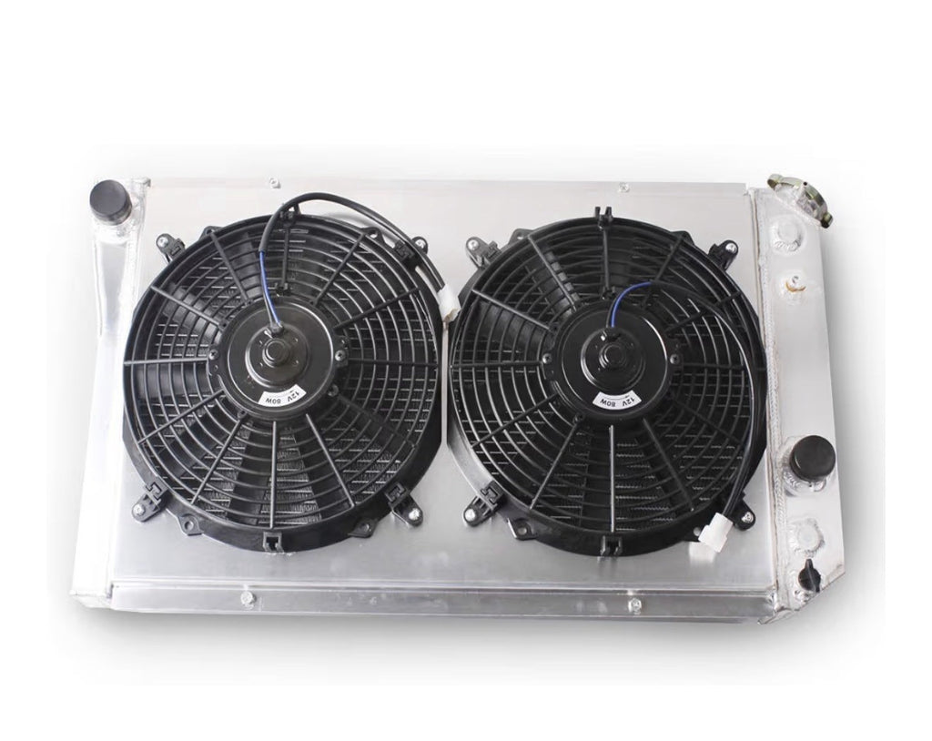 -COOL 3 Row Full Aluminum Radiator with Fan For 1984-1990 Chevy 82-02 chevy1