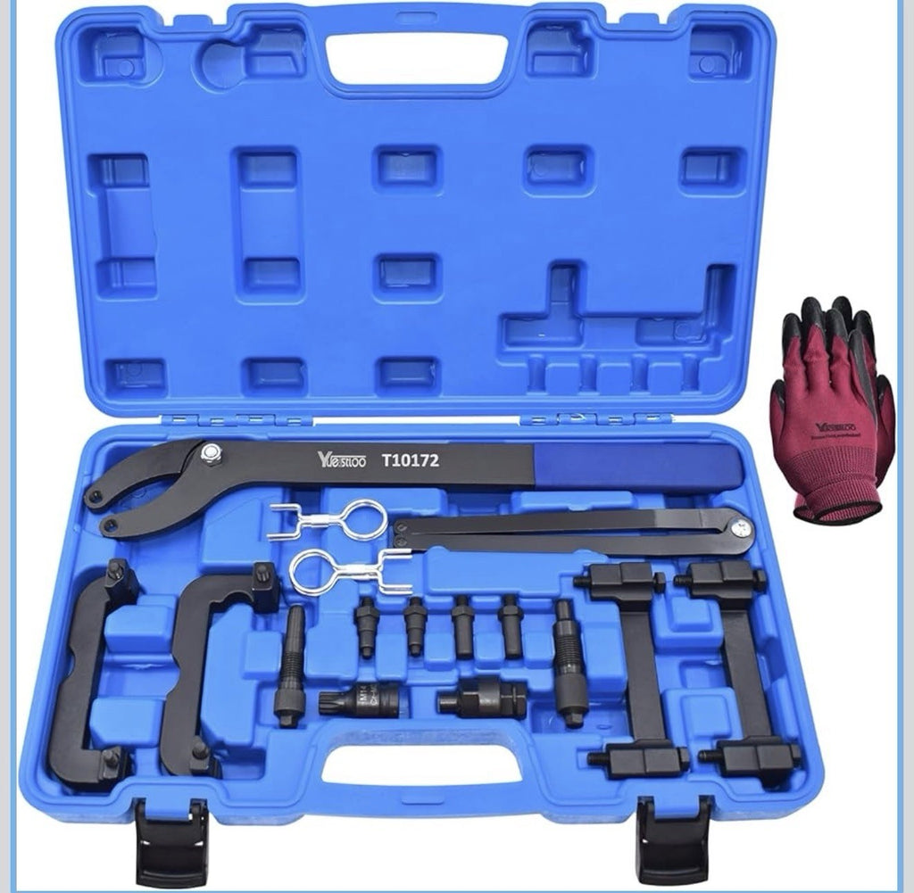 Engine Camshaft Locking Timing Tool Kit, Compatible with VW Audi 2.0 2.4 2.5 ...0