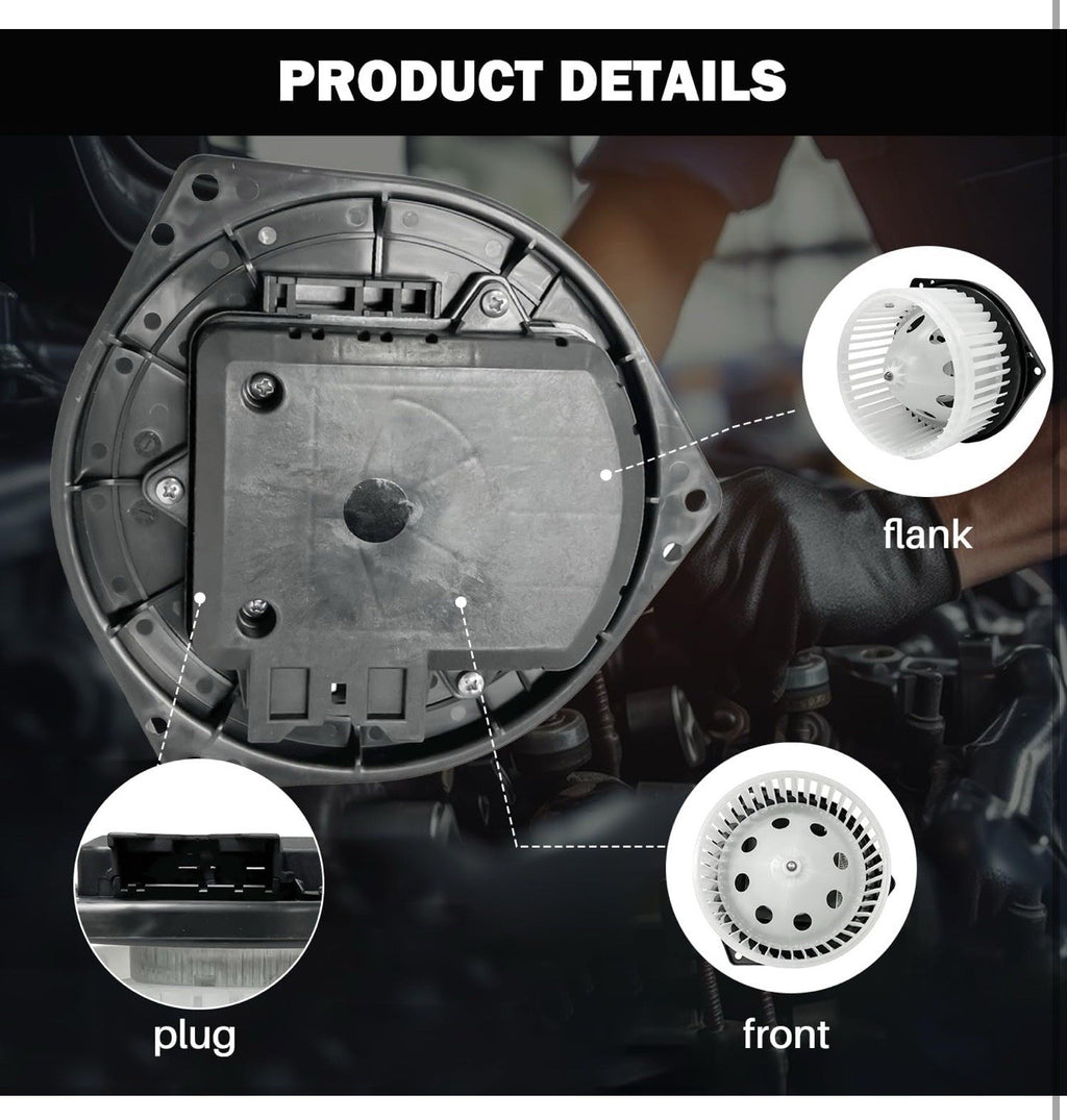 HVAC A/C Heater Blower Motor with Fan Cage Replacement for Infiniti & Nissan 2