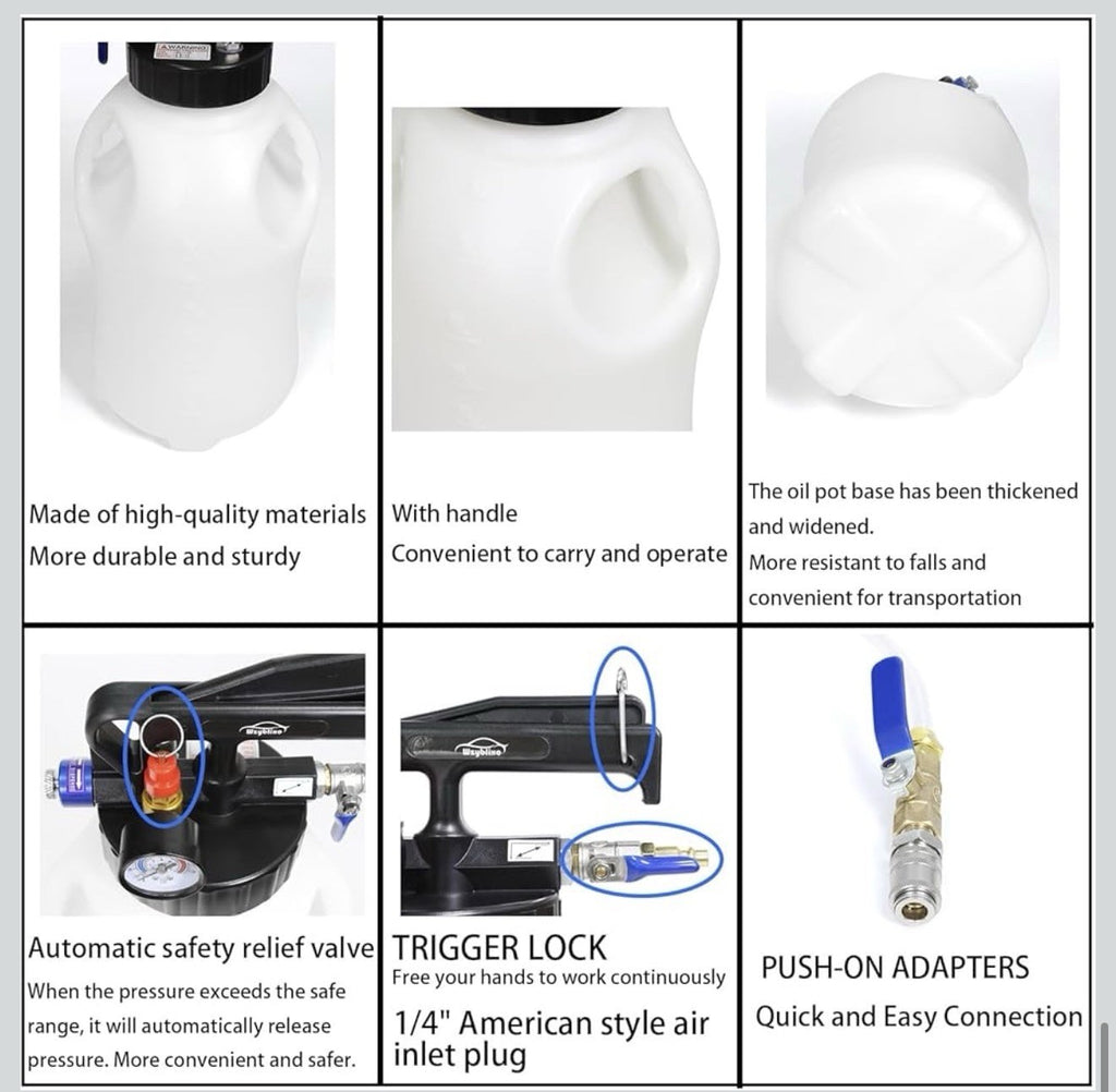 10L Transmission Fluid Pump and Oil Extractor Pump,10L Automatic Transmission Fl3