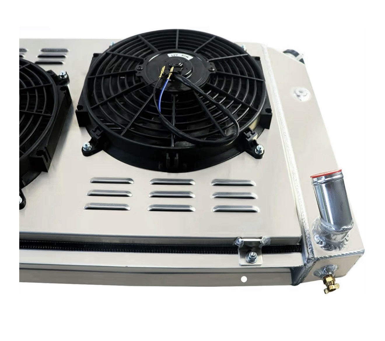 3 ROW Aluminum Radiator+Shroud Fan+Relay For 77-82 Chevy Corvette C3  350/3054