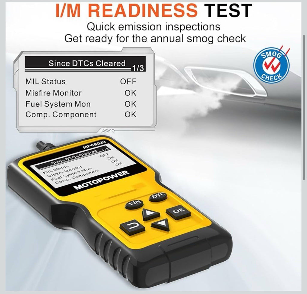 MOTOPOWER MP69033 Car OBD2 Scanner Code Reader Engine Fault Scanner CAN Diagnost2