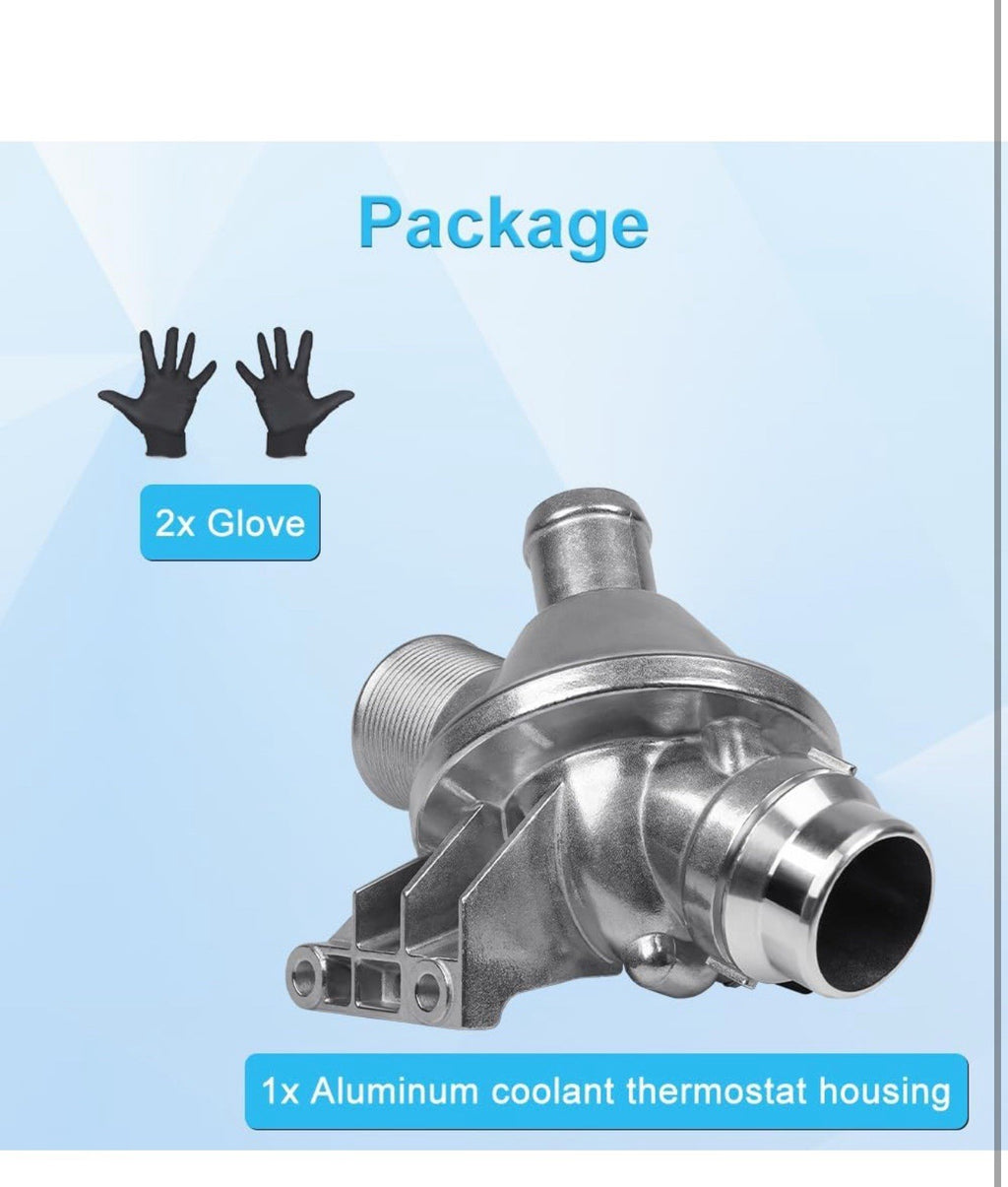 Aluminium Engine Coolant Thermostat Housing Compatible with 2012-2016BMW 220iN204