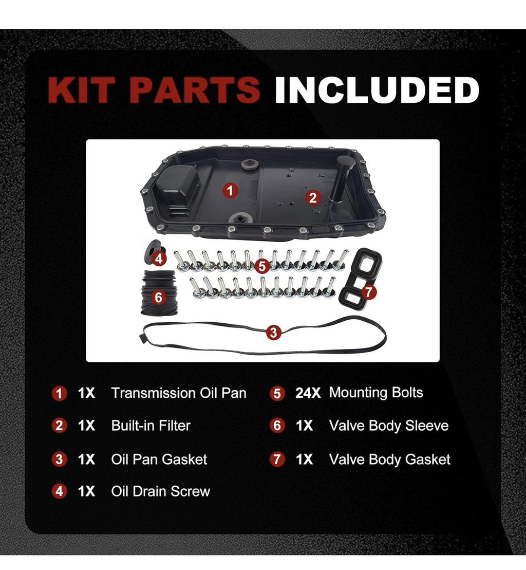 6HP19 Transmission Oil Pan 24152333907 Automatic Transmission Repair Kit for BMW3