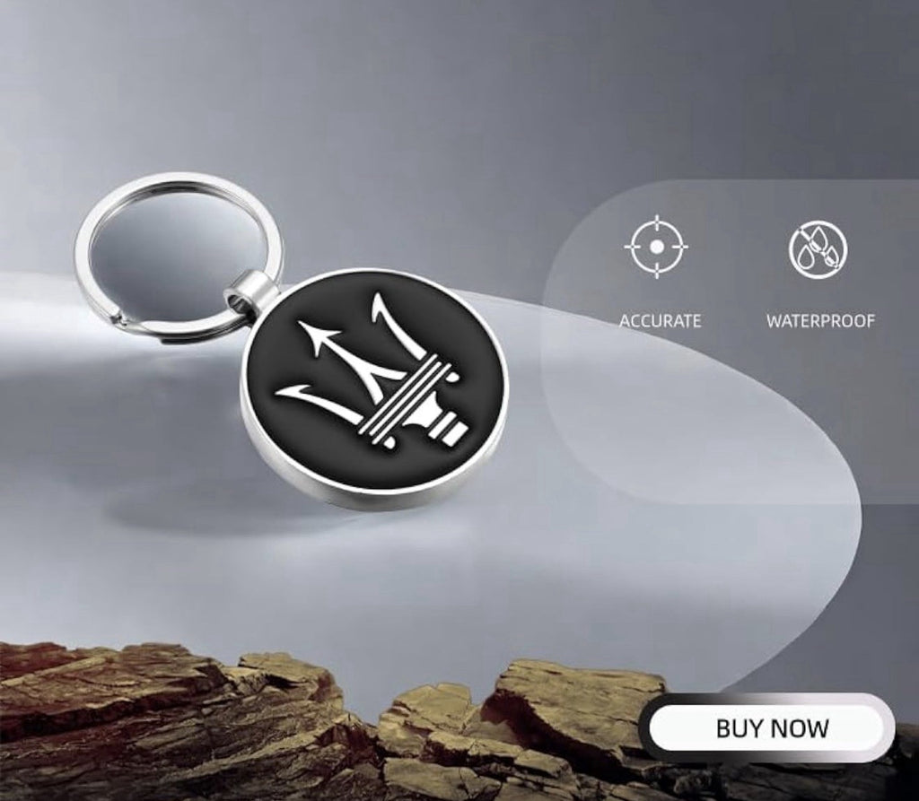 1pc For Maserati Car Keychain Keyring,Key Chain Key Ring Replacement for Key 2