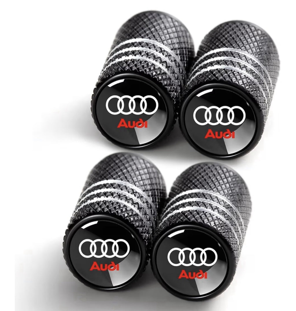 4x Audi Car  Tire Air Valve Stem All Series Caps Local Ebay Store USA!!!0