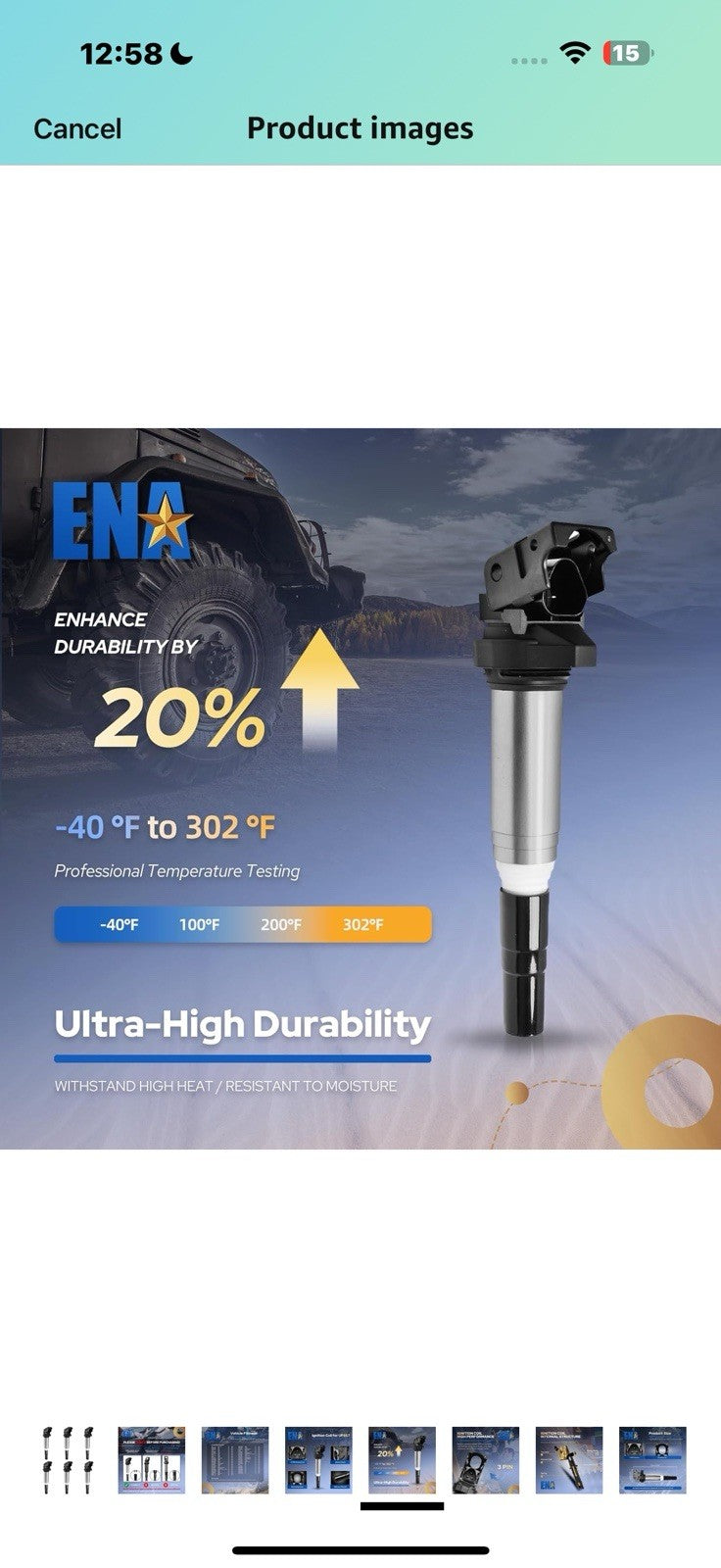 ENA Set of 6 Ignition Coil Pack Compatible with BMW 128i 135i 323i ... Fast Ship4